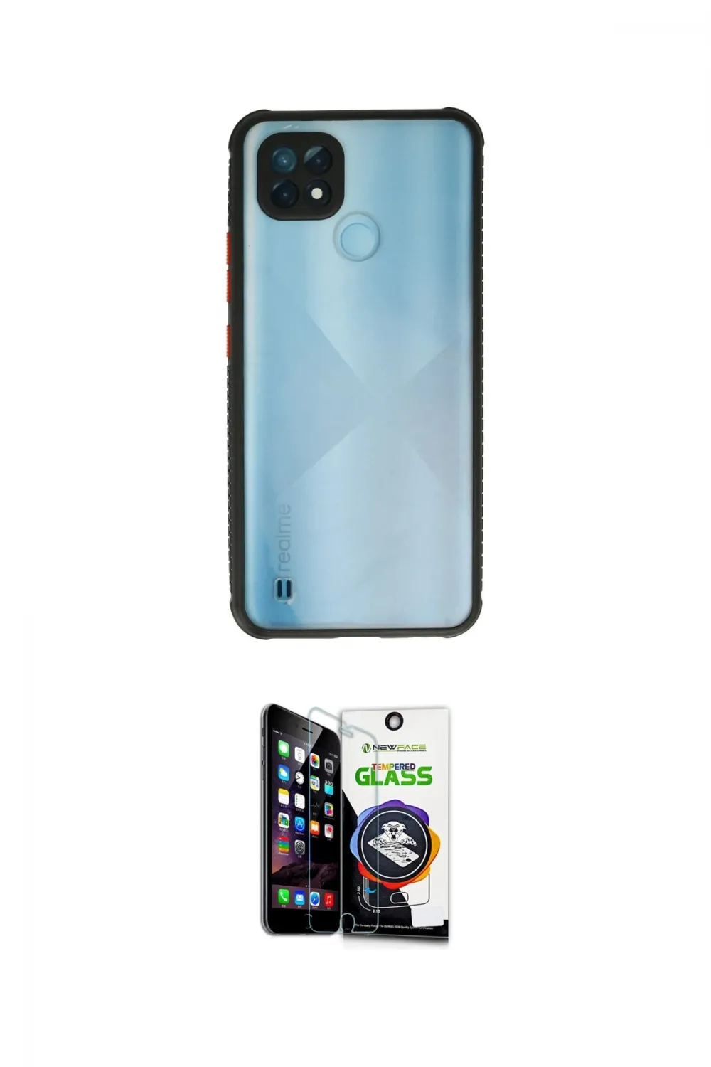 ieg™ C21 Kılıf Nova Asil Özel Seri - Şeffaf Temperli Cam Ekran Koruyucu