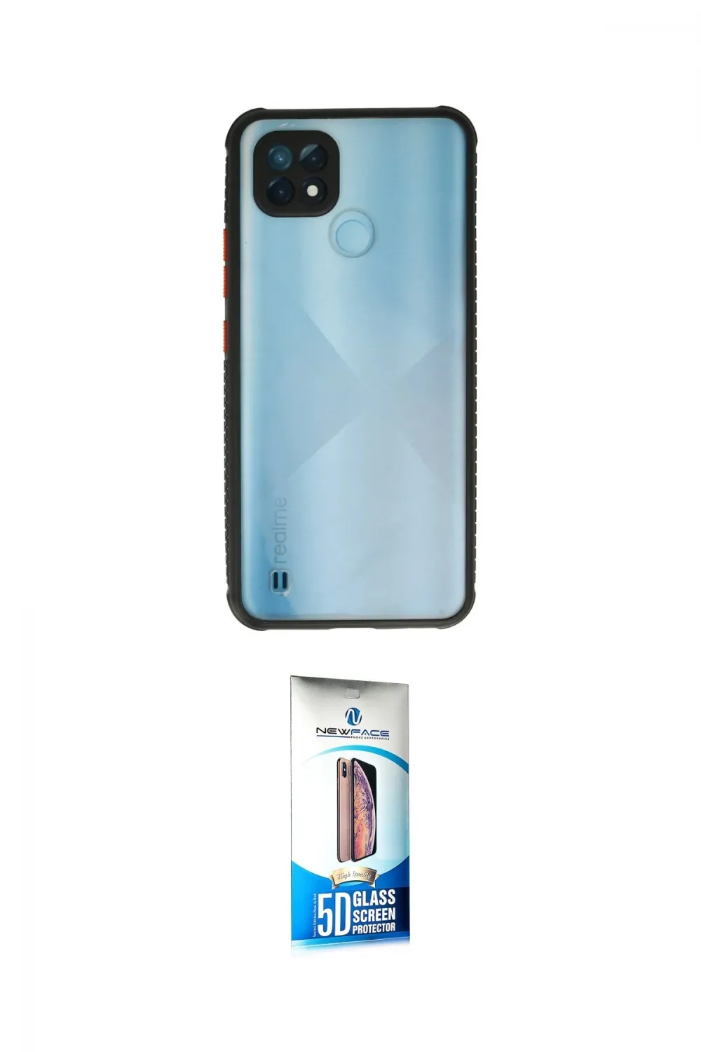 ieg™ C21 Kılıf Nova Asil Özel Seri - Siyah 5D Eko Cam Ekran Koruyucu