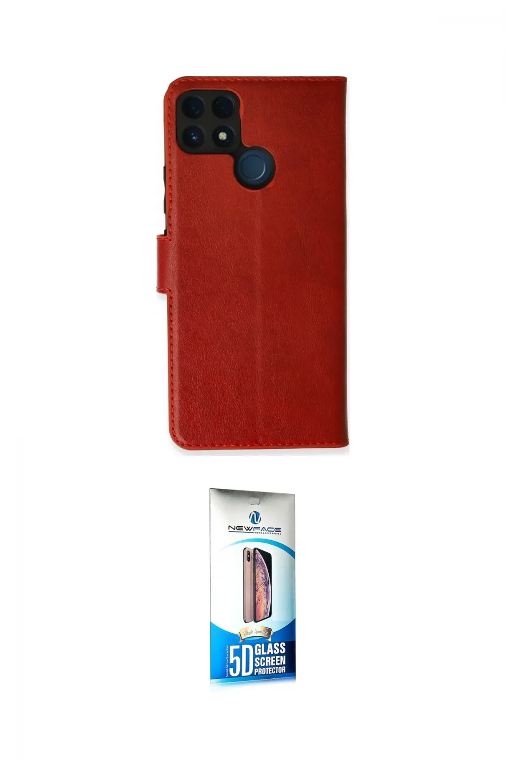 ieg™ C25 Kılıf Siluet Işık Serisi - Siyah 5D Eko Cam Ekran Koruyucu