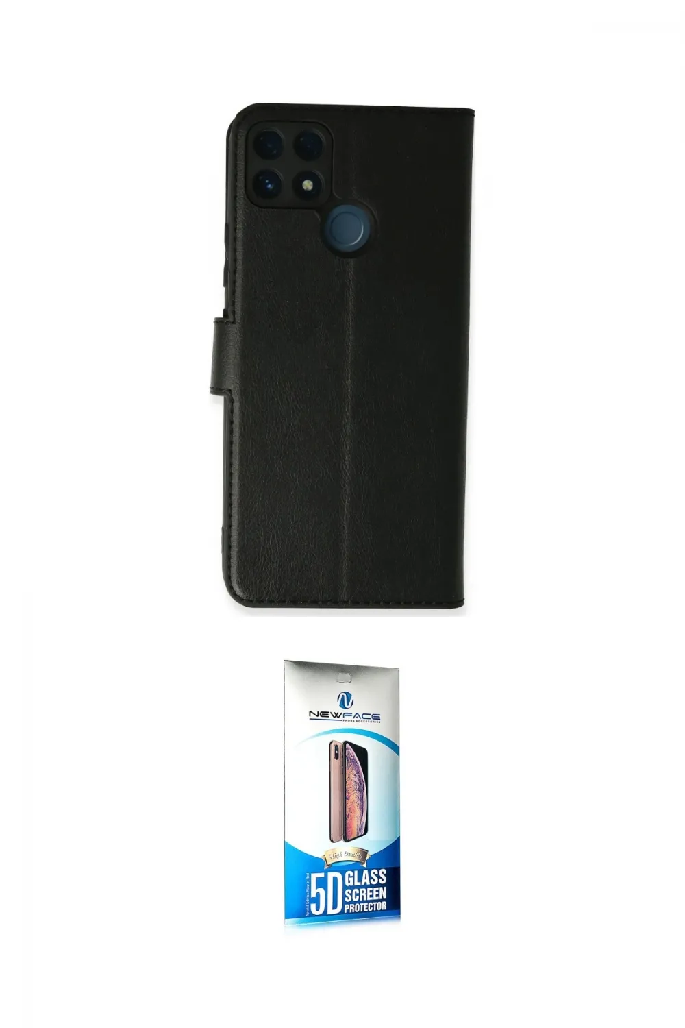 ieg™ C25 Kılıf Siluet Işık Serisi - Siyah 5D Eko Cam Ekran Koruyucu