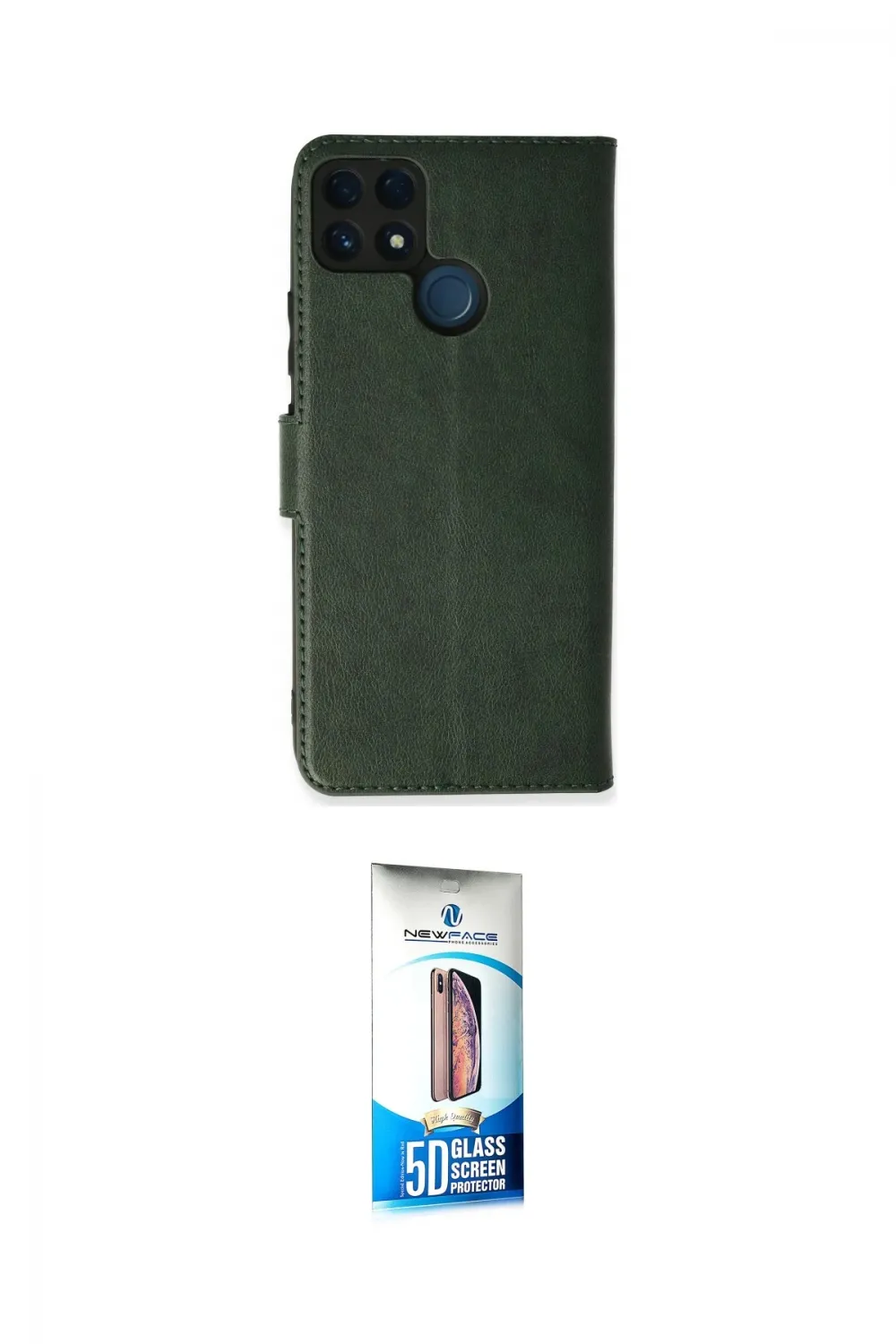 ieg™ C25 Kılıf Siluet Işık Serisi - Siyah 5D Eko Cam Ekran Koruyucu