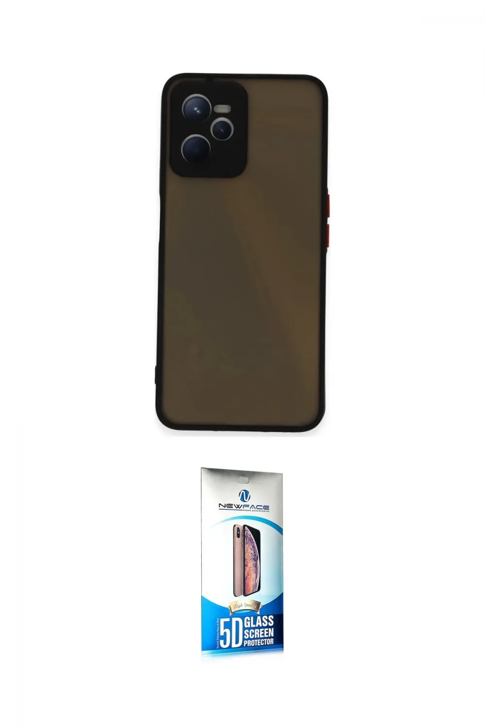 ieg™ C35 Kılıf Ahenk Çizgi Serisi - Siyah 5D Eko Cam Ekran Koruyucu