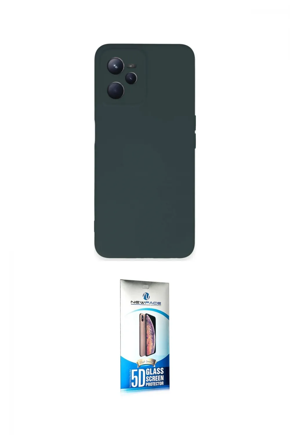 ieg™ C35 Kılıf Ahenk Serisi - Siyah 5D Eko Cam Ekran Koruyucu