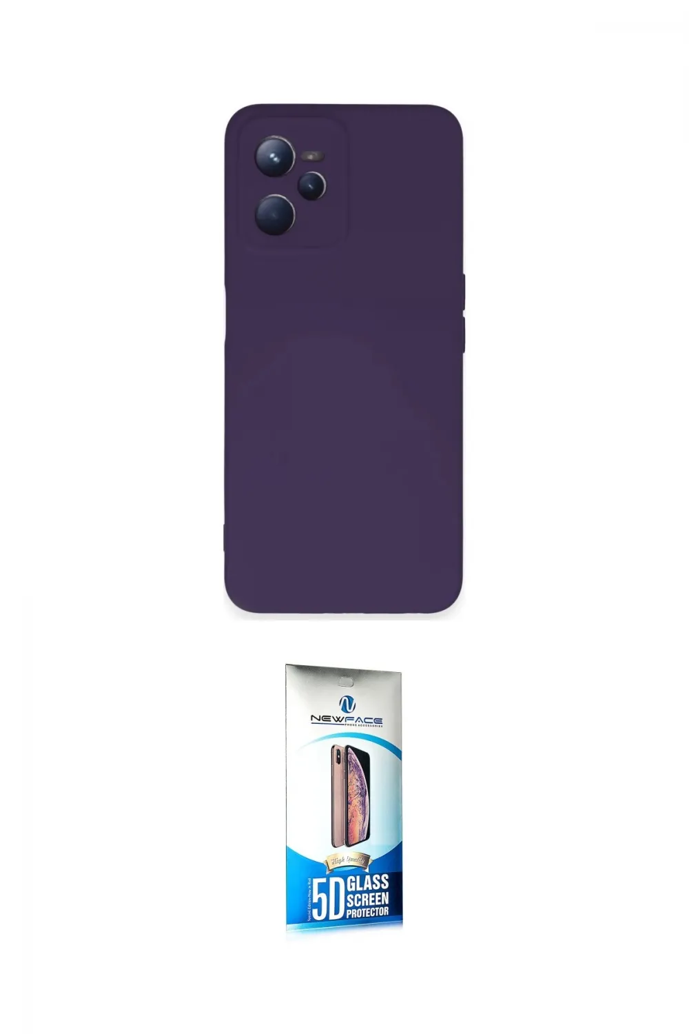 ieg™ C35 Kılıf Ahenk Serisi - Siyah 5D Eko Cam Ekran Koruyucu