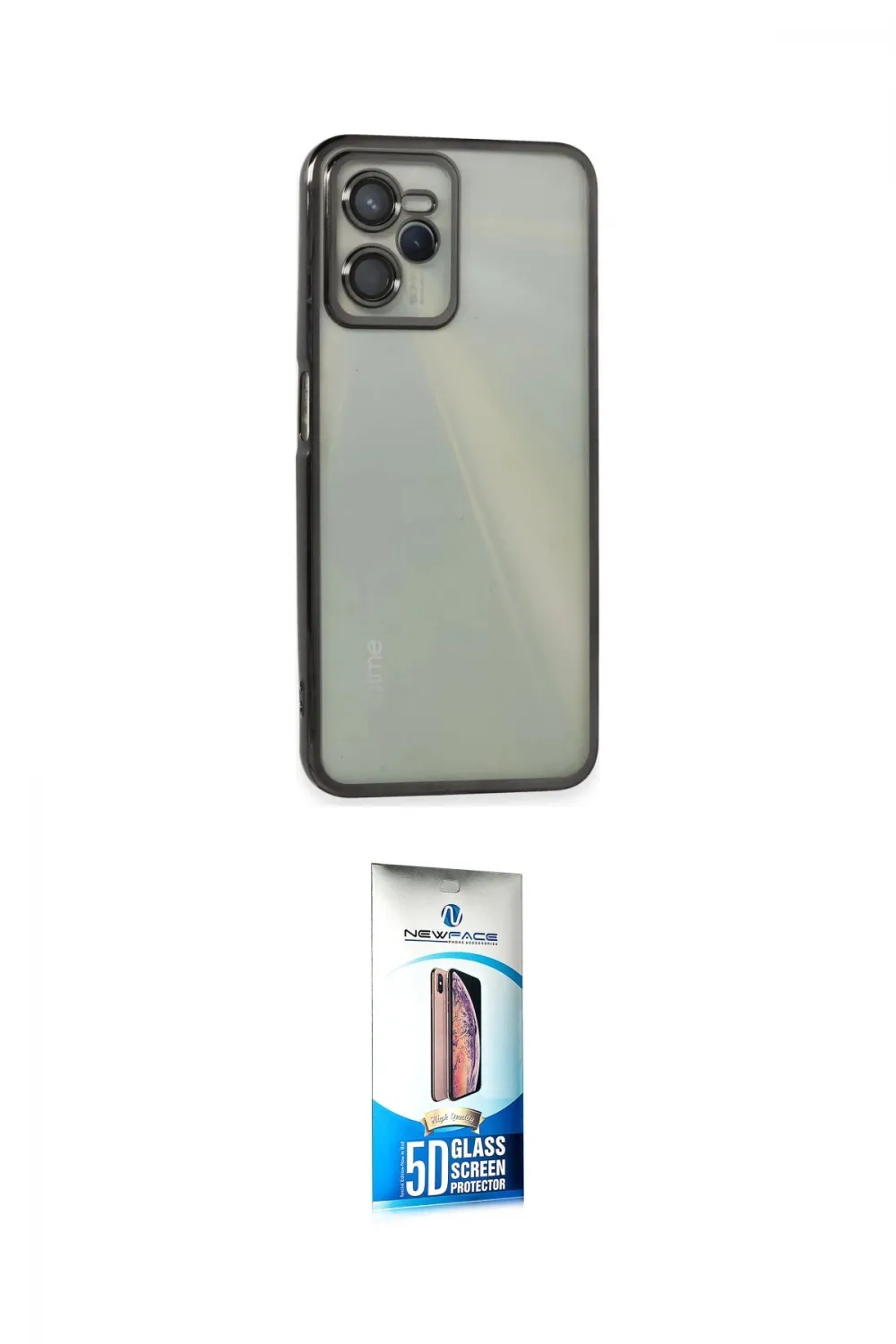 ieg™ C35 Kılıf Vadi Minimal - Siyah 5D Eko Cam Ekran Koruyucu