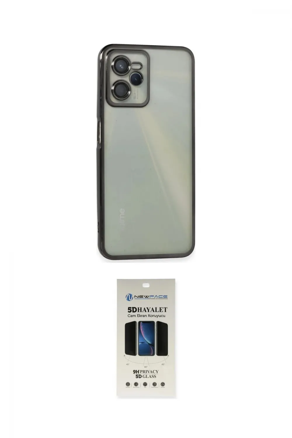 ieg™ C35 Kılıf Vadi Minimal - Siyah 5D Hayalet Cam Ekran Koruyucu