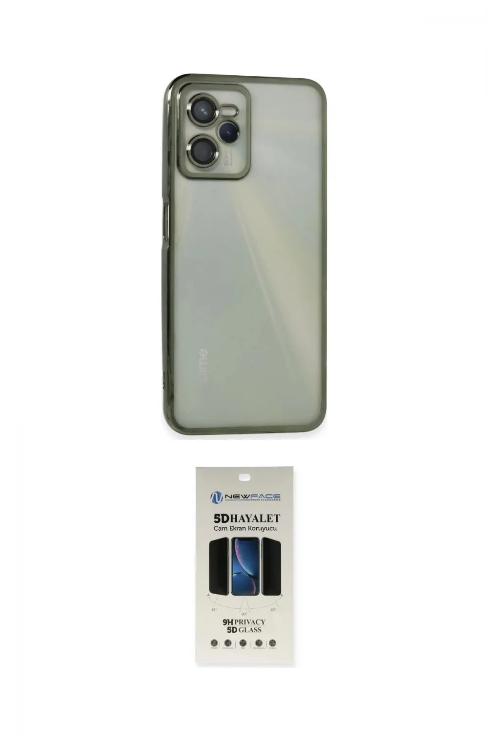 ieg™ C35 Kılıf Vadi Minimal - Siyah 5D Hayalet Cam Ekran Koruyucu