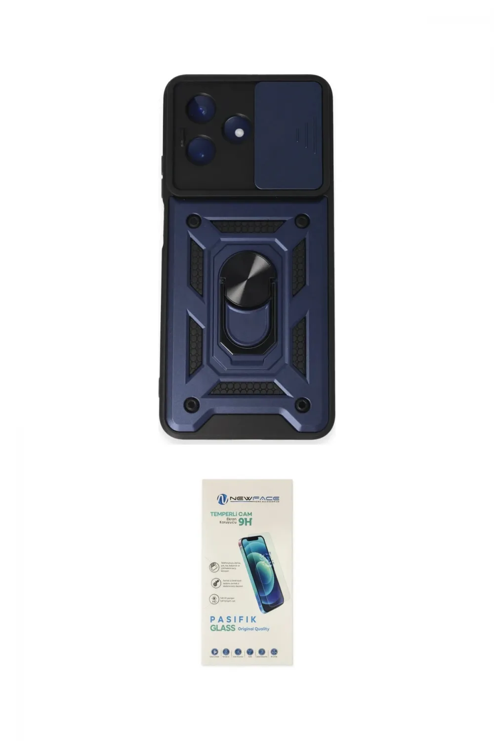 ieg™ C53 Kılıf Ahenk Klasik - Şeffaf Pasifik Cam Ekran Koruyucu