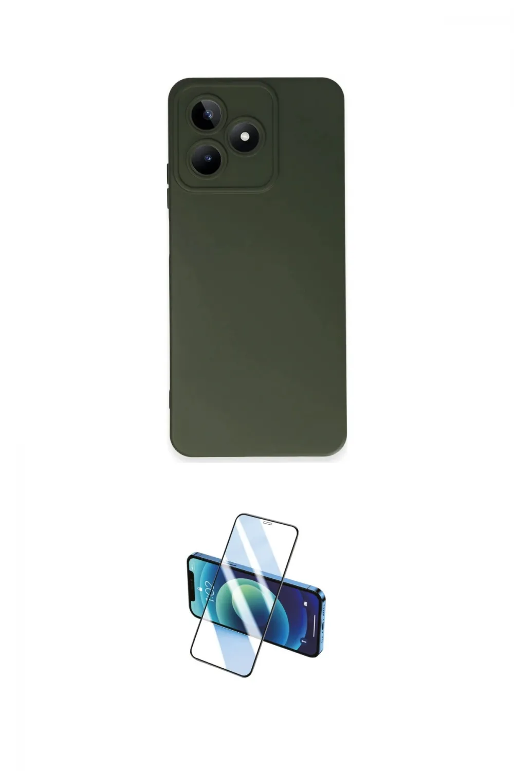 ieg™ C53 Kılıf Ahenk Serisi - Siyah 3D Antistatik Cam Ekran Koruyucu