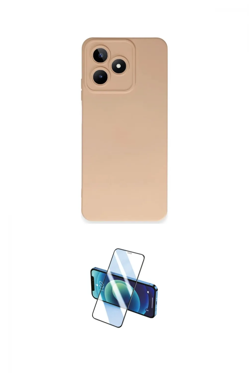 ieg™ C53 Kılıf Ahenk Serisi - Siyah 3D Antistatik Cam Ekran Koruyucu