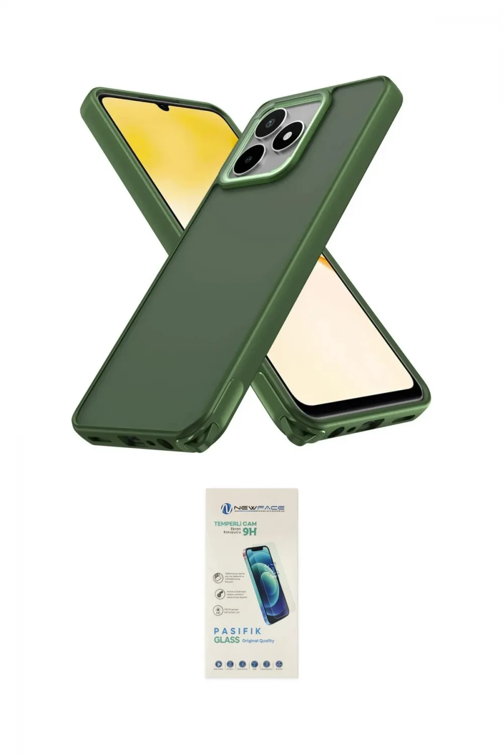ieg™ C53 Kılıf Atlas Form - Şeffaf Pasifik Cam Ekran Koruyucu