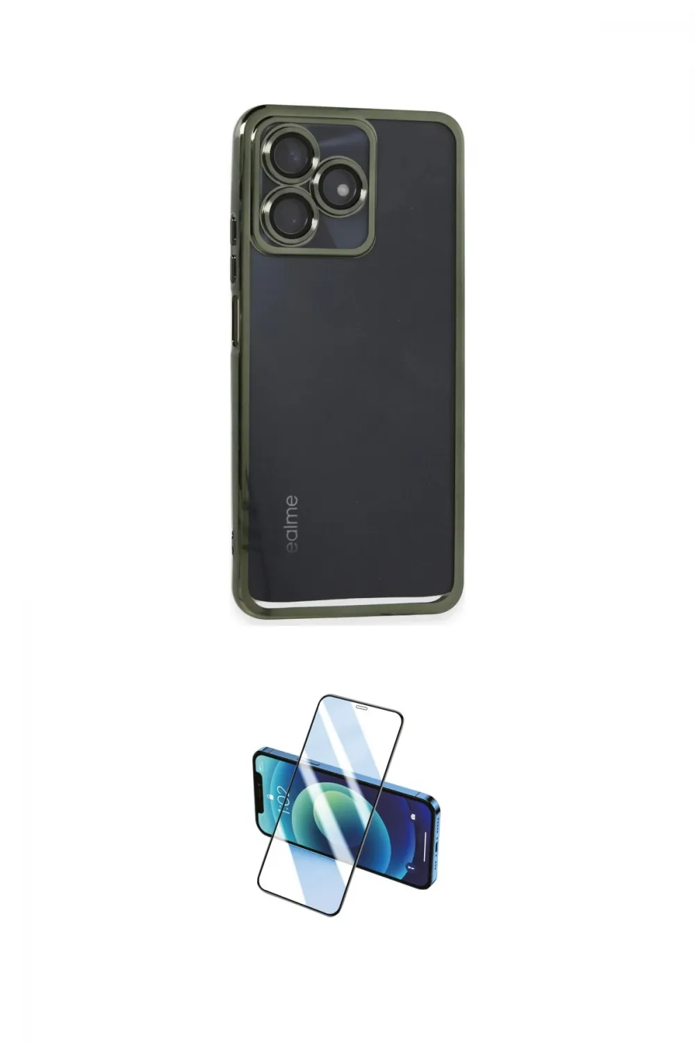 ieg™ C53 Kılıf Vadi Minimal - Siyah 3D Antistatik Cam Ekran Koruyucu