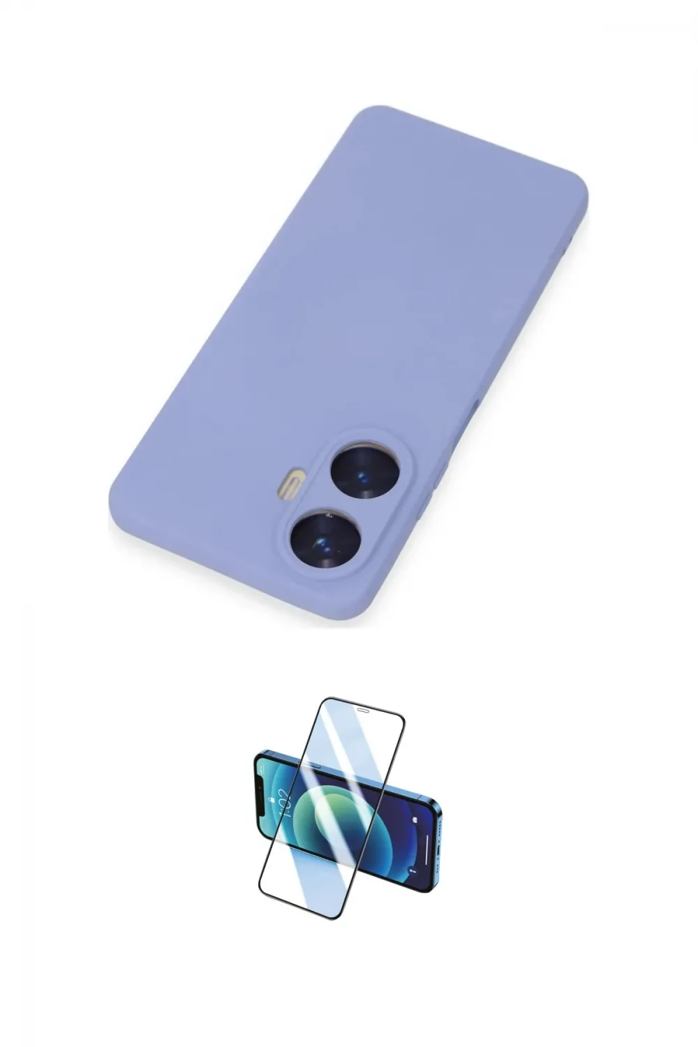 ieg™ C55 Kılıf Ahenk Serisi - Siyah 3D Antistatik Cam Ekran Koruyucu