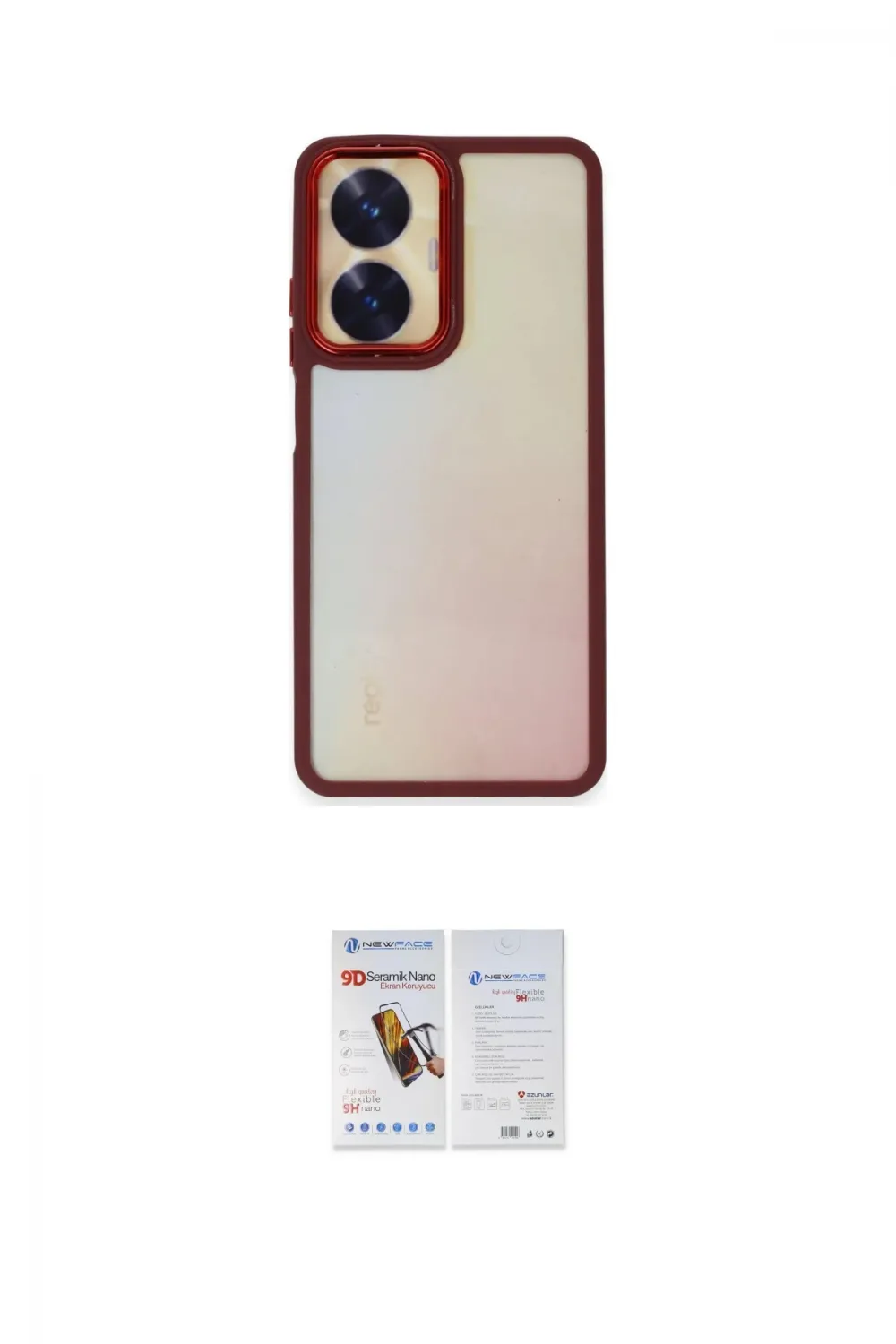 ieg™ C55 Kılıf Eksen Doku Prime - Siyah Seramik Nano Ekran Koruyucu