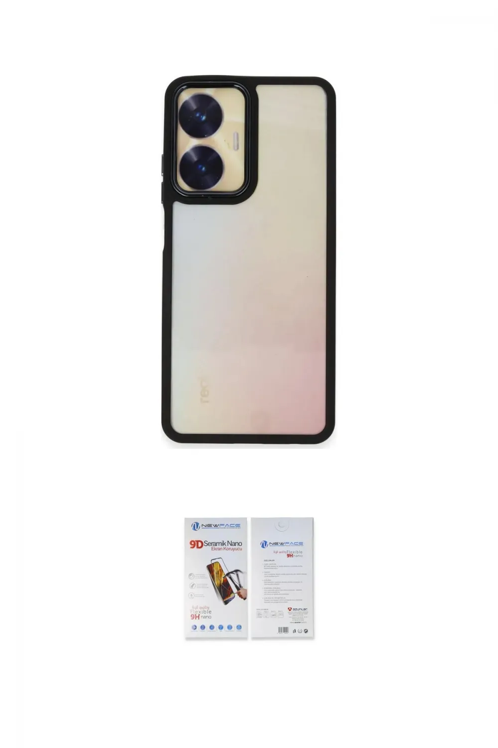 ieg™ C55 Kılıf Eksen Doku Prime - Siyah Seramik Nano Ekran Koruyucu