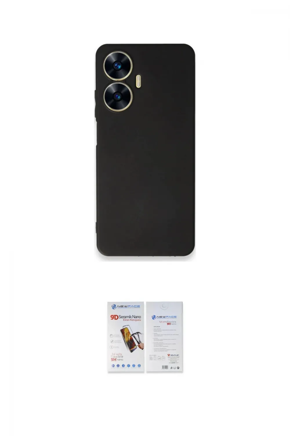 ieg™ C55 Kılıf Kozmos Yansıma Özel Seri - Siyah Seramik Nano Ekran Koruyucu