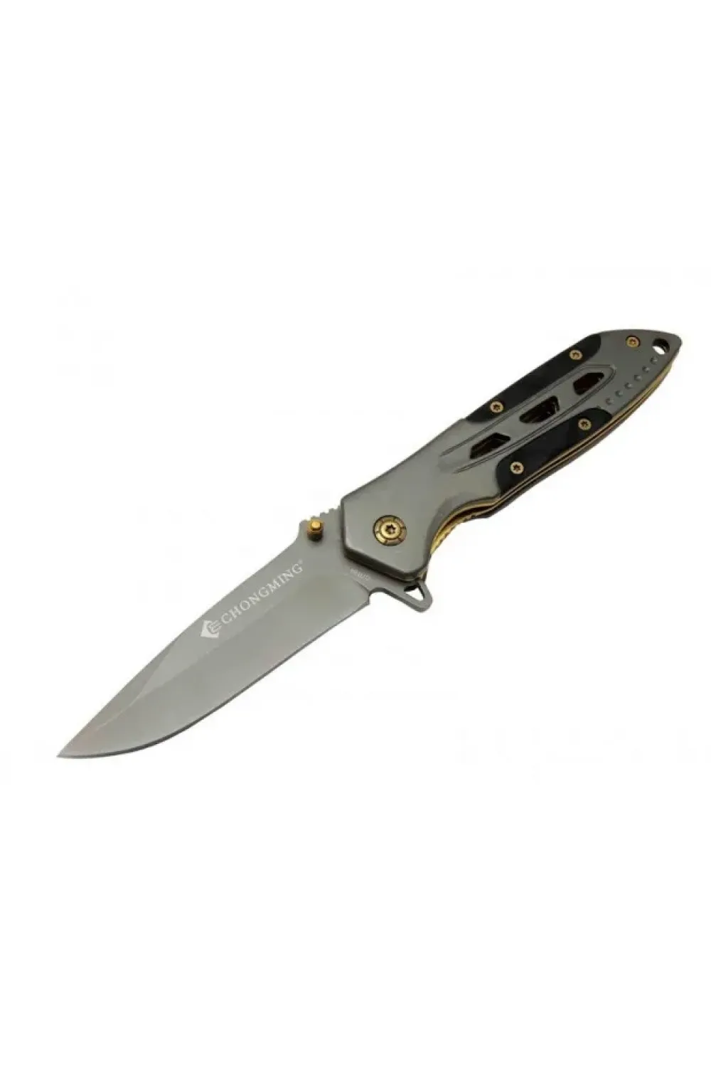 ieg™ Chongming CM84 Çakı Titanyum Gold 20 cm Manuel, Kemerlikli