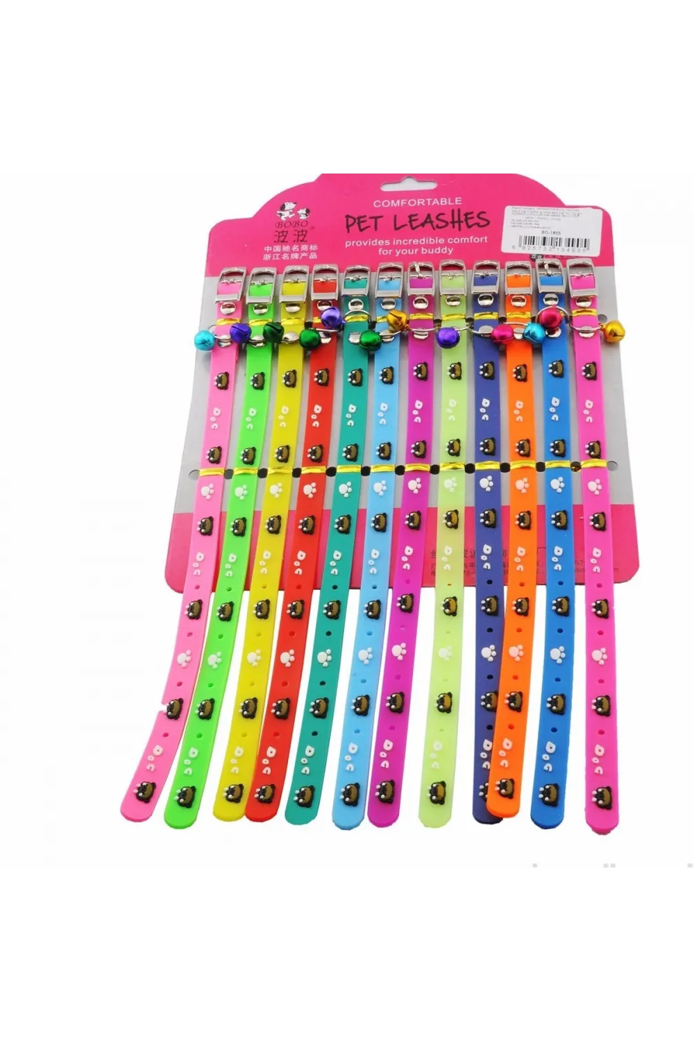 ieg™  Çıngıraklı Zilli Sevimli Renkli Slikon Kedi Köpek Boyun Tasması