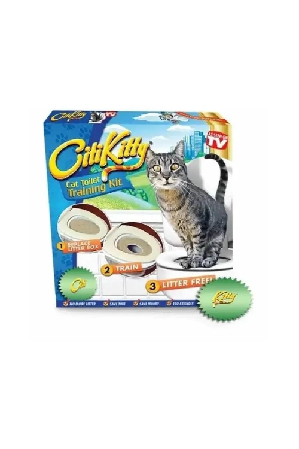 CitiKitty Klozet Kedi Tuvaleti Eğitim Seti