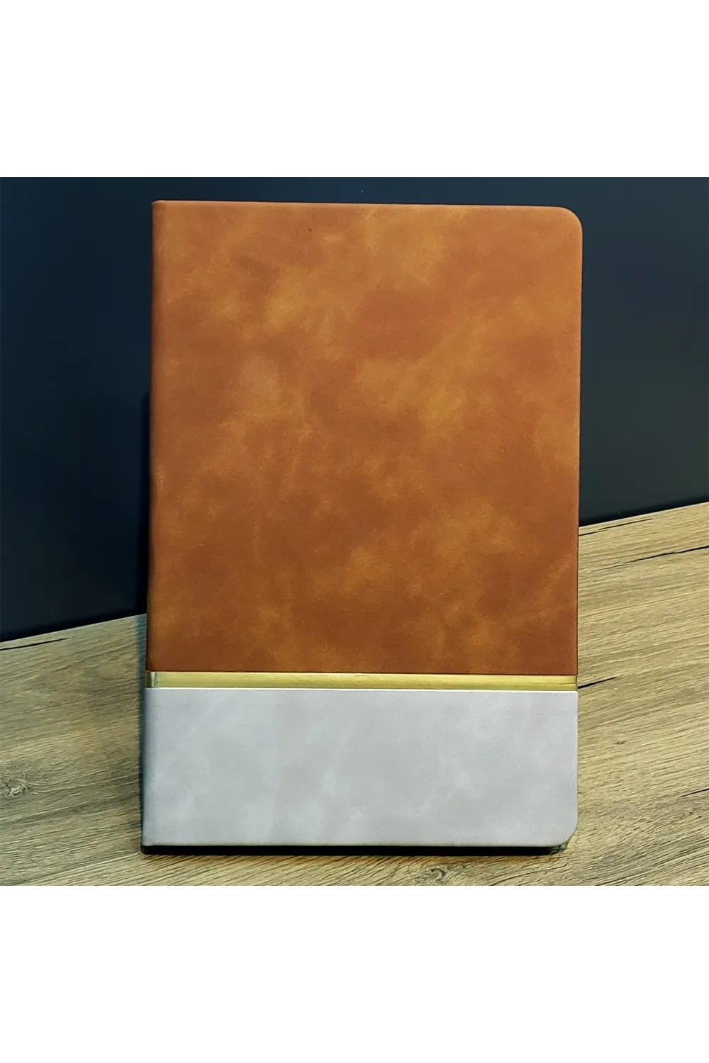Çizgili Deri Defter Taba