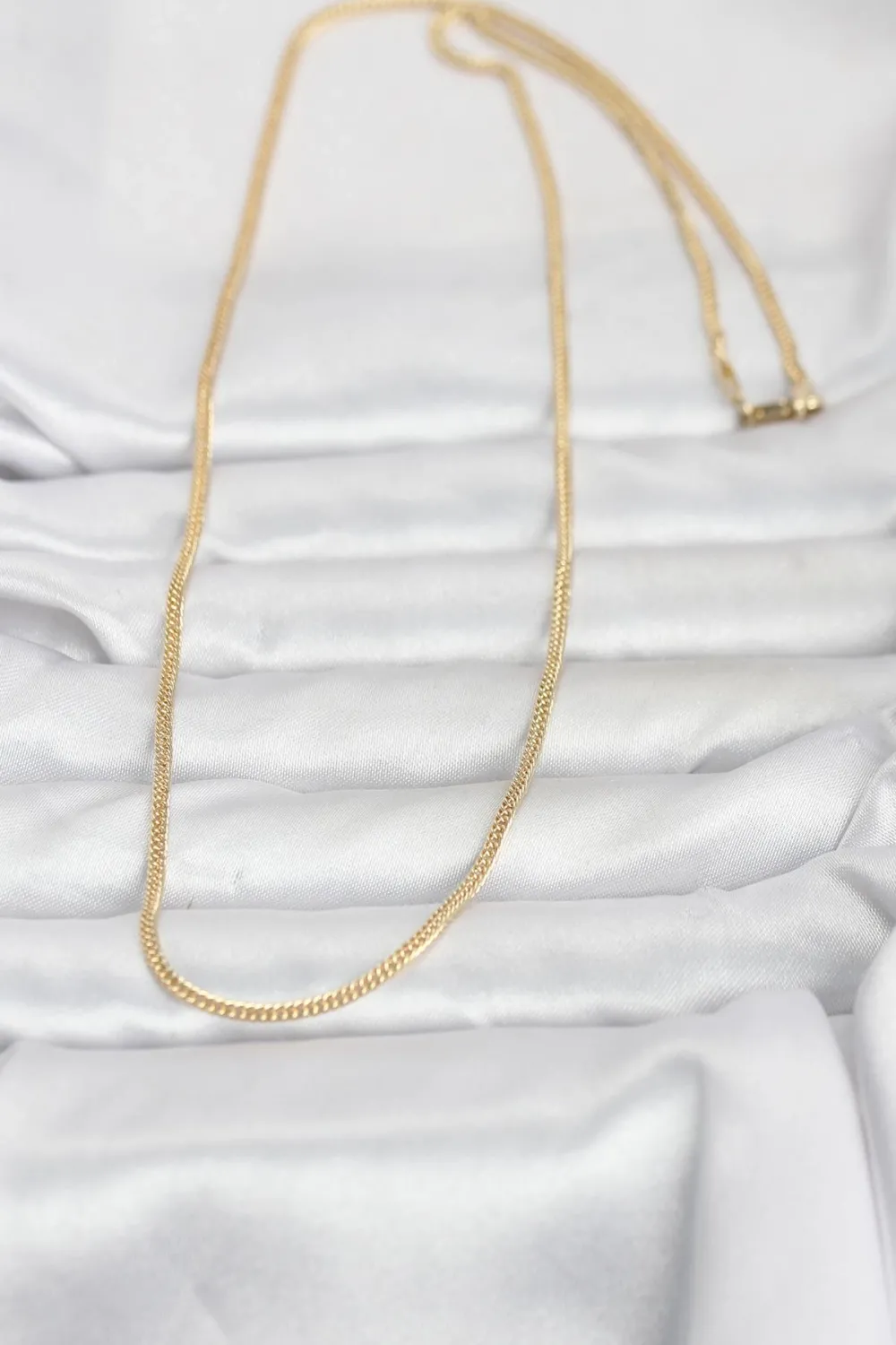 CM 14K Gold Renk Dolgun Zincir Model 60 cm Kadın Kolye TJ-BKO10954