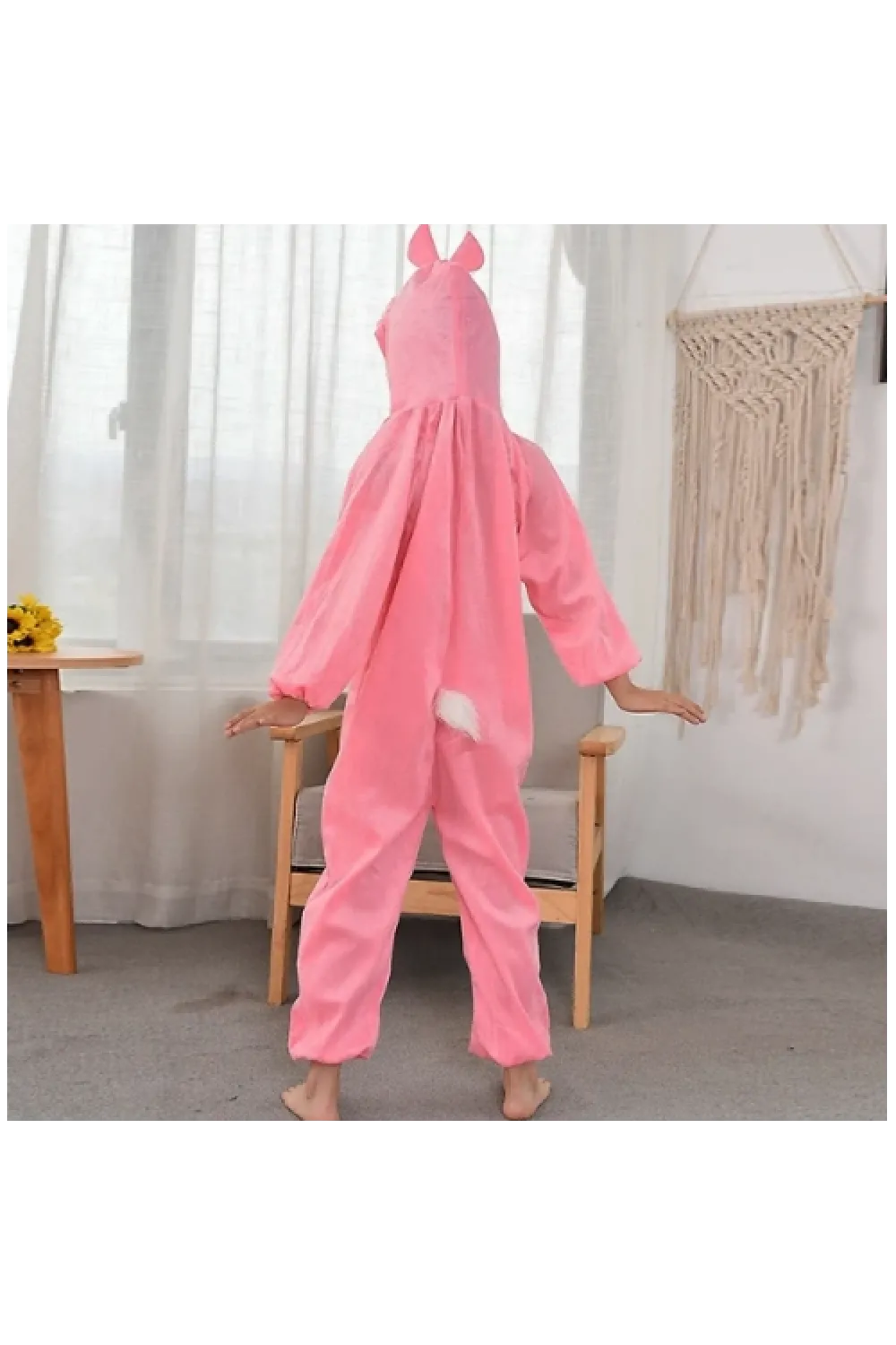 Çocuk Tavşan Kostümü Pembe Renk 2-3 Yaş