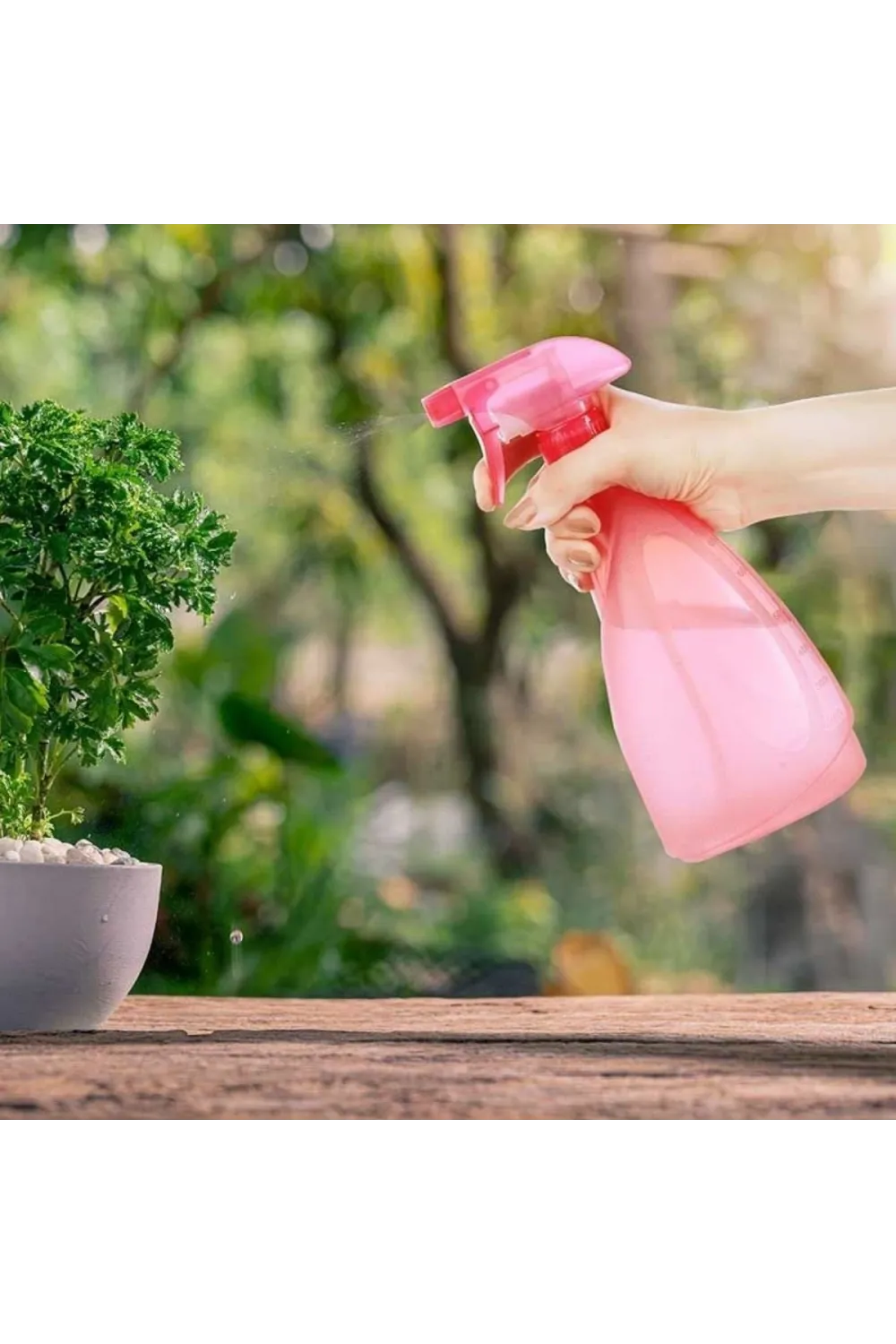 Çok Amaçlı Fısfıs Çiçek Sulama Plastik Su Sprey Şişesi 700 ml TP-219