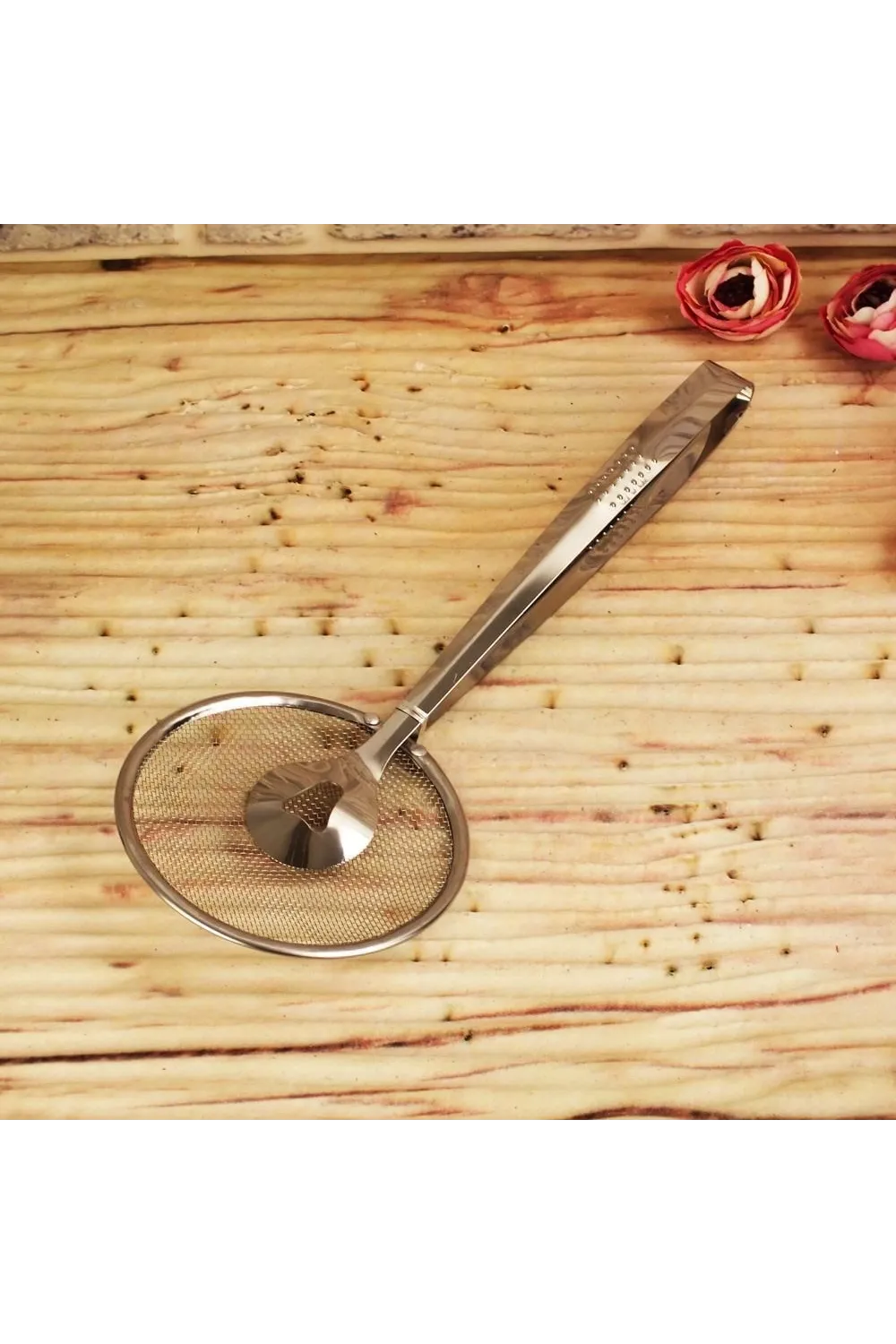 Çok Amaçlı Süzgeçli Paslanmaz Metal Haşlama Ve Kızartma Maşası