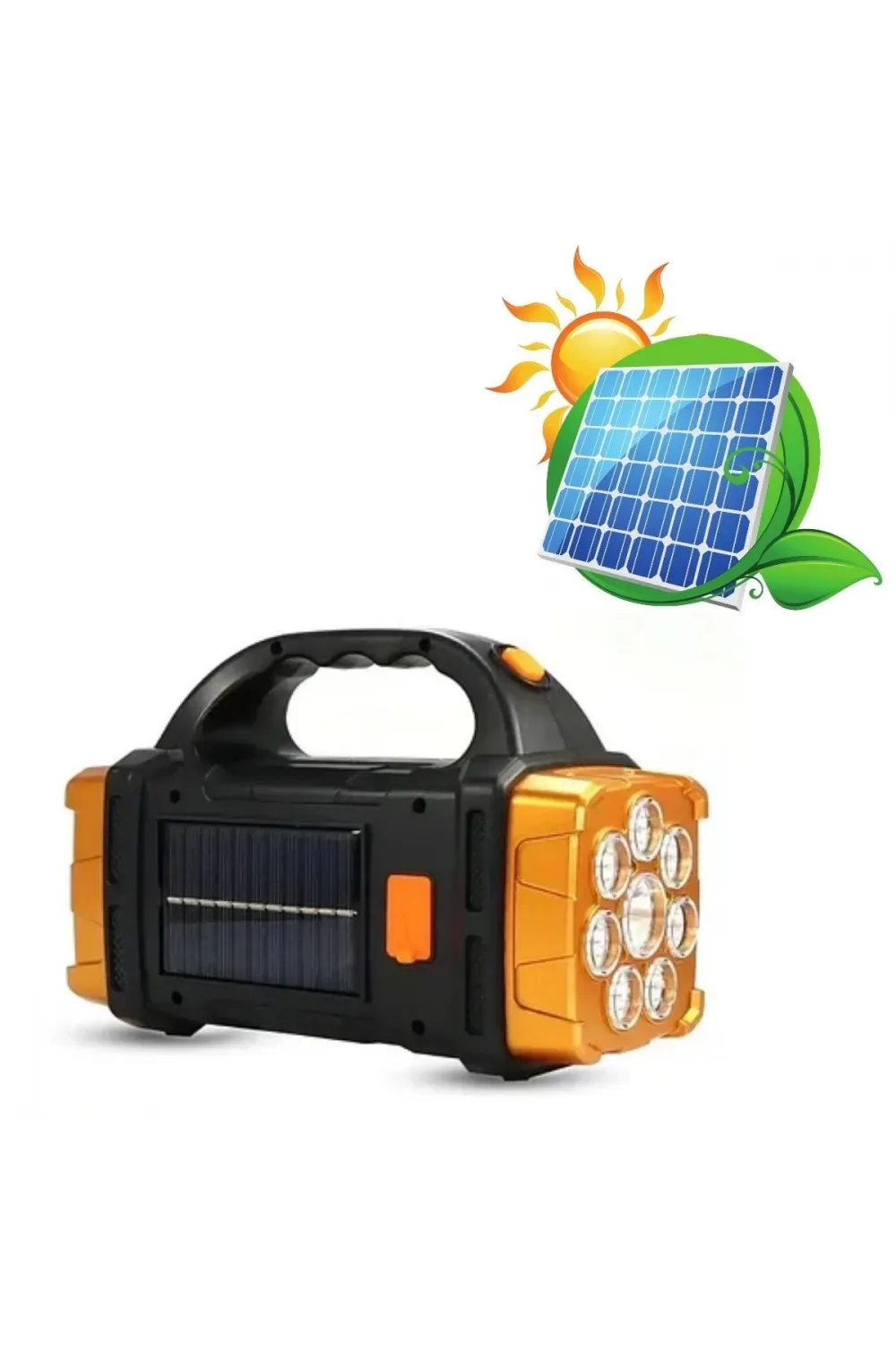 Çok Fonksiyonlu Elde Güneş Enerjili Lamba – 38W
