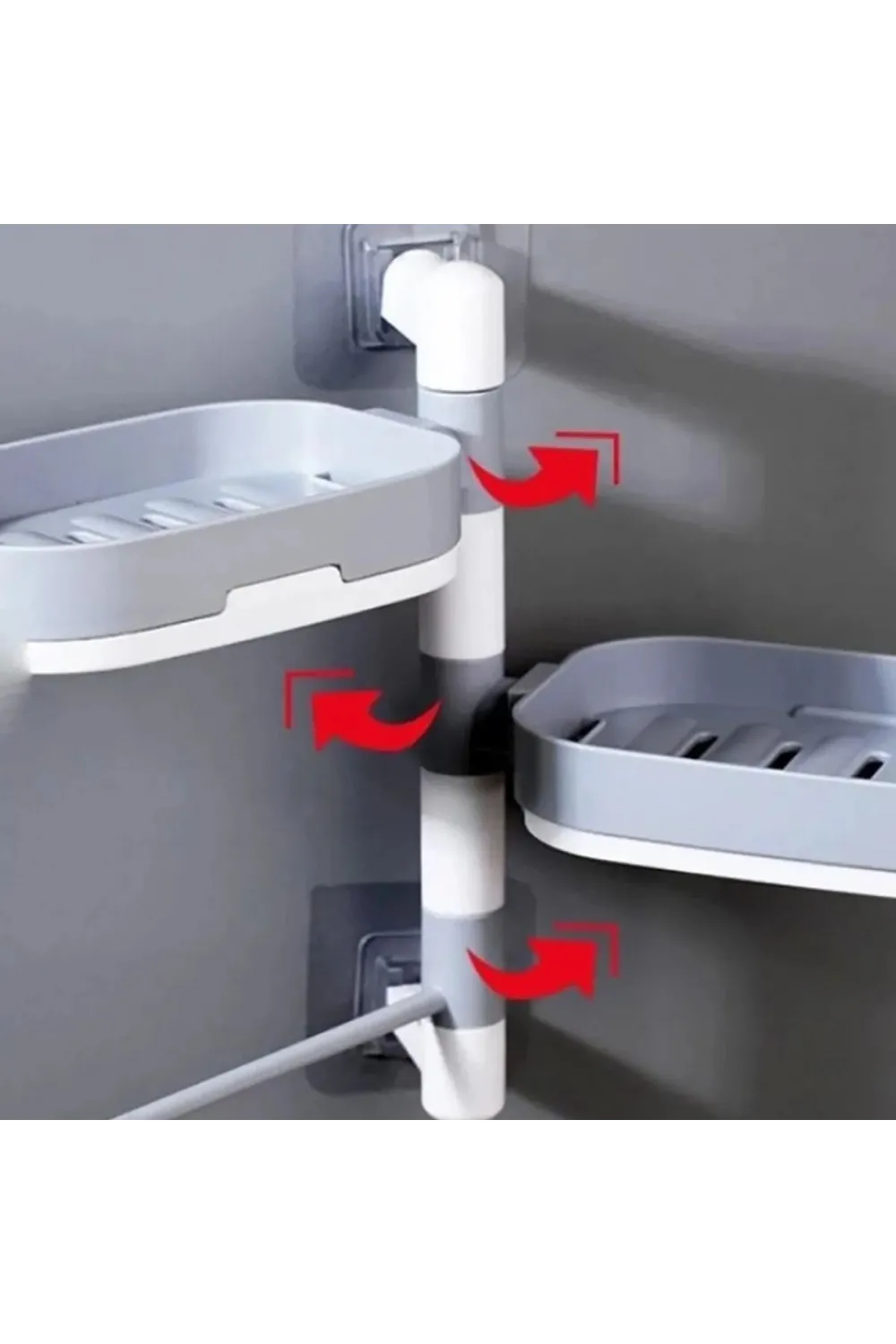 Çoklu Sabun Tutucu Fonksiyonel Banyo Sabunluk