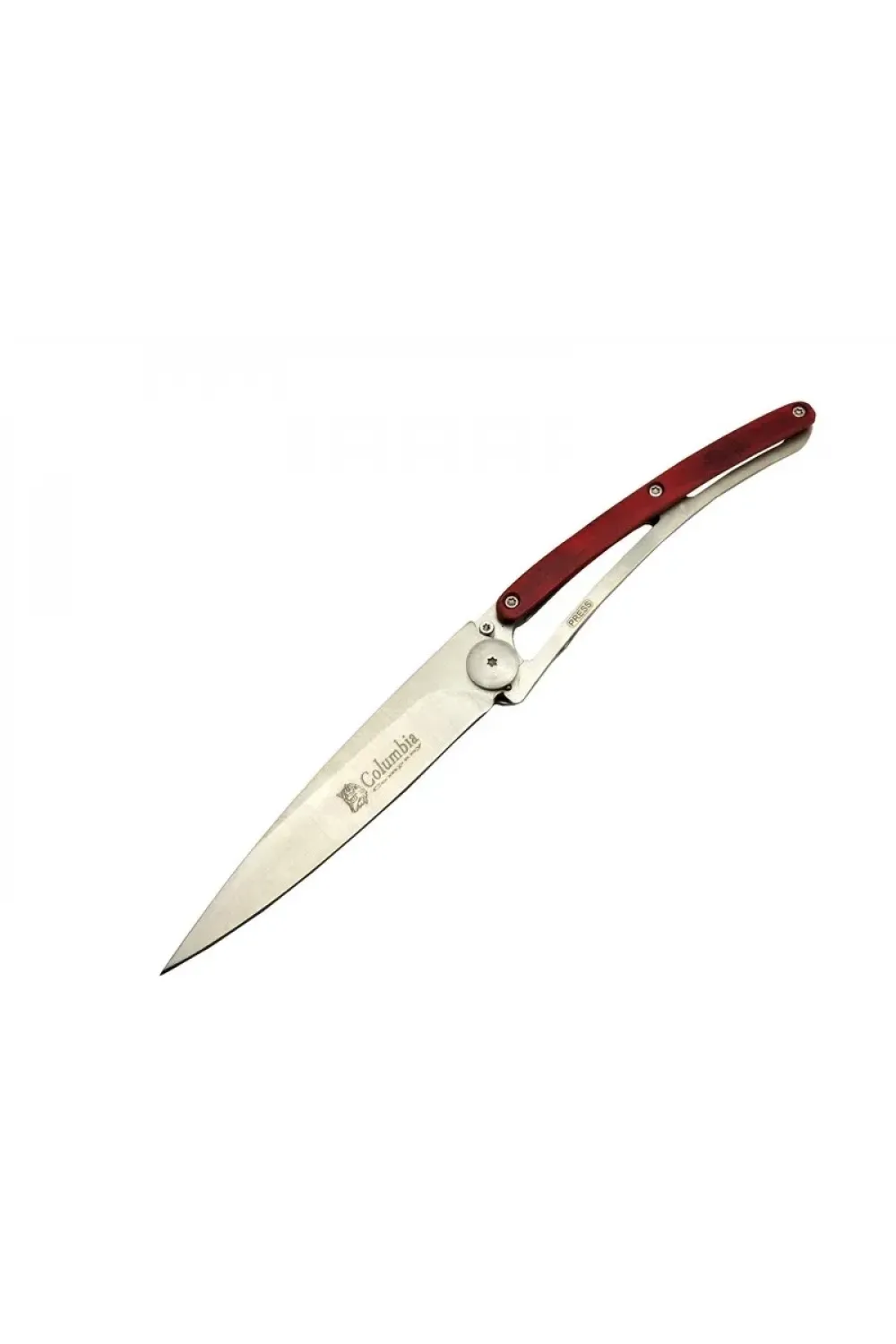 ieg™ Columbia EXT 2990D Deejo Kırmızı Kamp Çakı 22,5cm- Manuel, Kemerlikli, Ultra Hafif