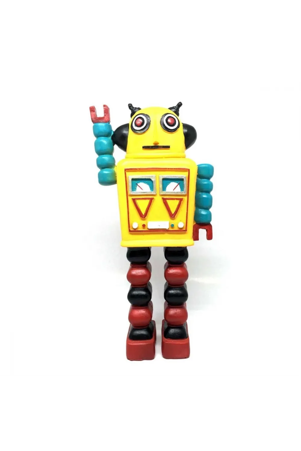 Decotown Nostaljik Sevimli Uzaylı Robot Şeklinde Figür Biblo
