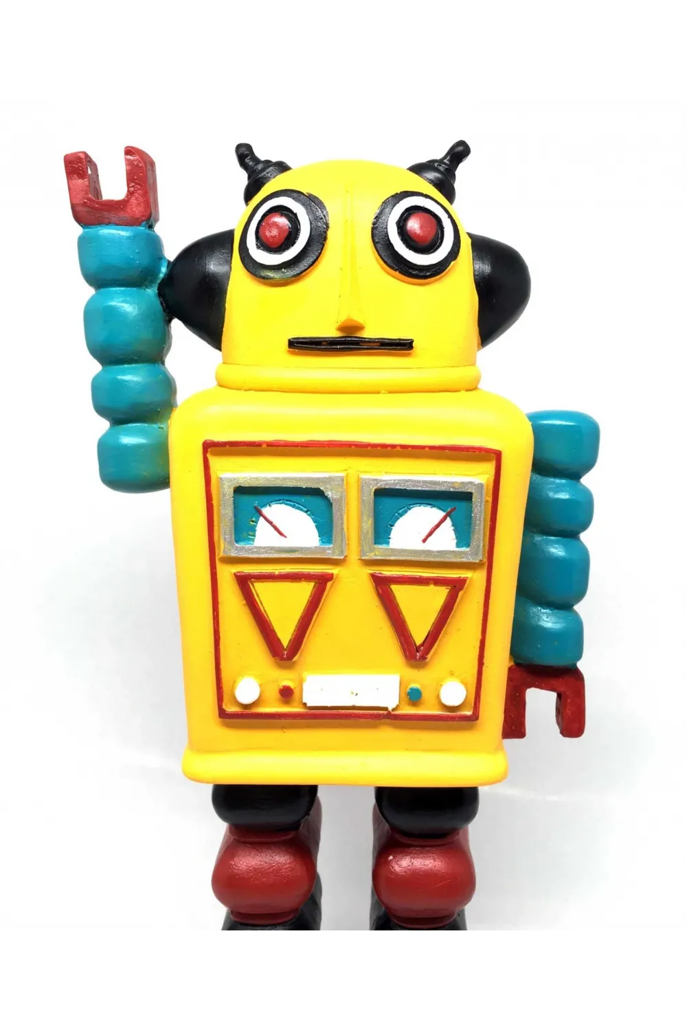 Decotown Nostaljik Sevimli Uzaylı Robot Şeklinde Figür Biblo