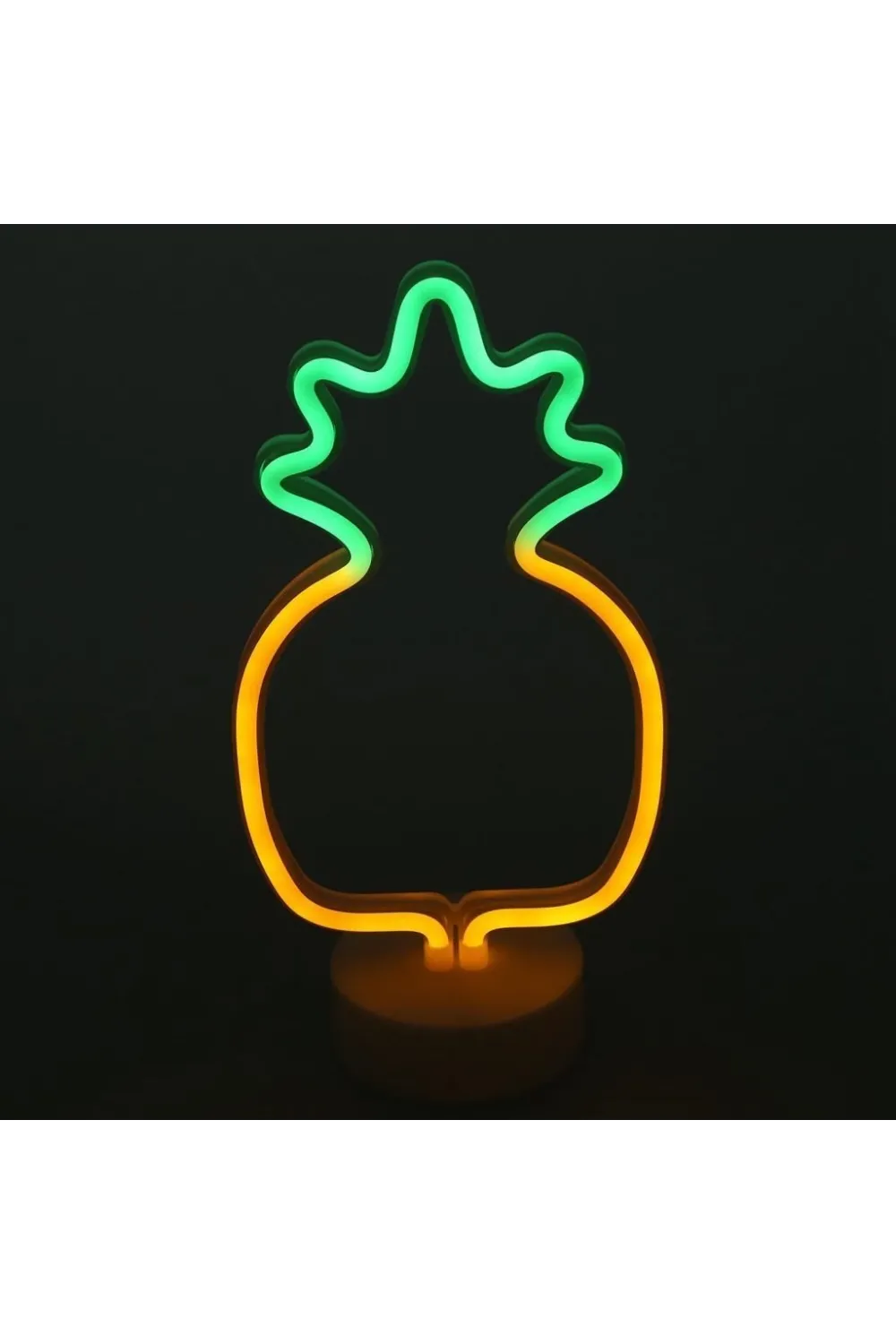 Dekoratif Ananaslı Neon Led Masa Ve Gece Lambası Hediyelik Lamba
