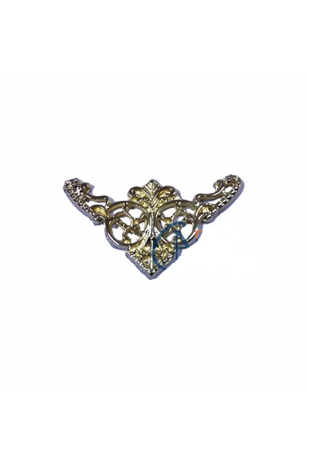 Dekoratif Köşe Süsü, Köşelik - Küçük, 19x34mm, Sarı, 1 Adet