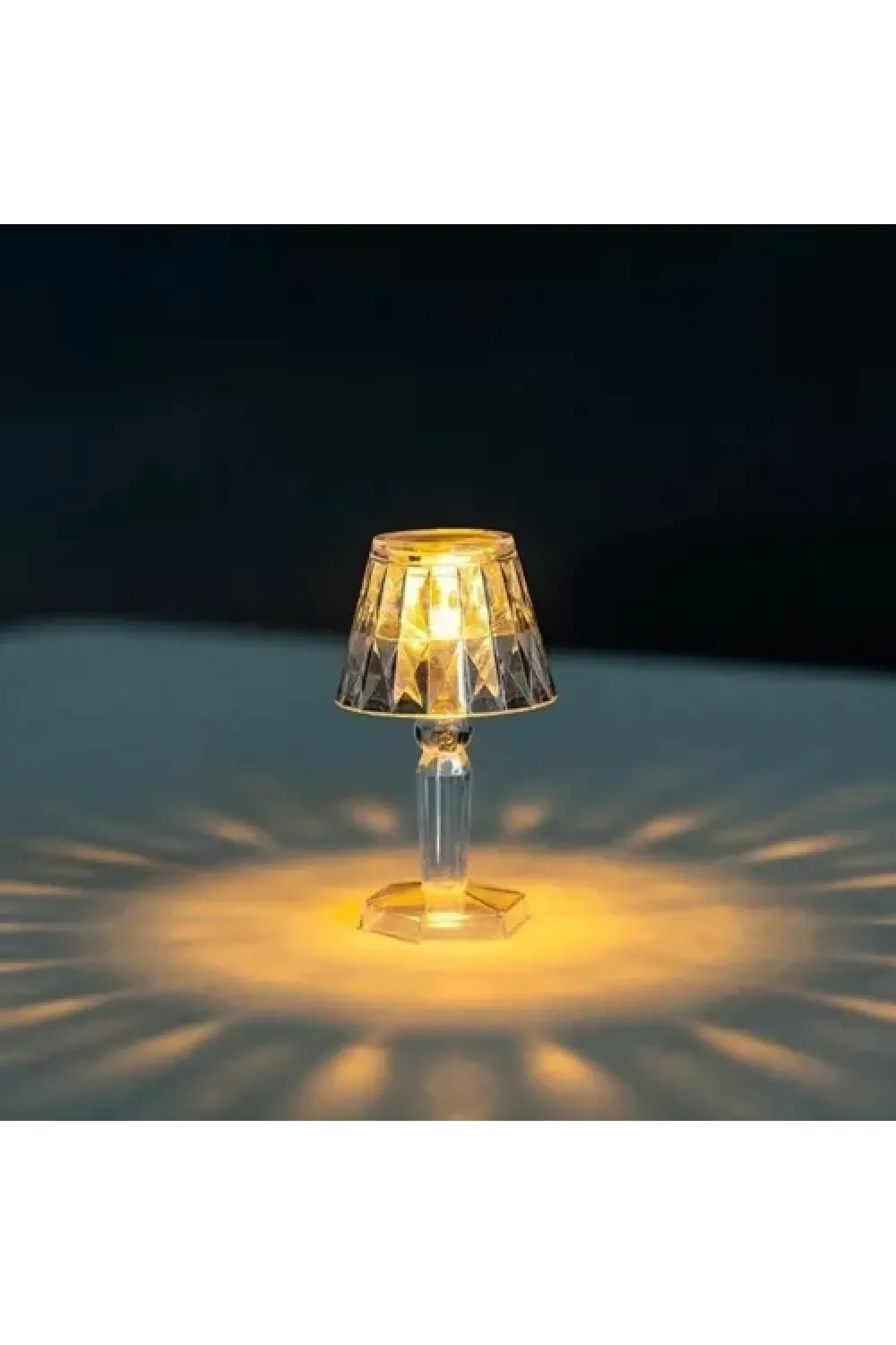 Dekoratif Pilli LED Masa Lambası 12Li