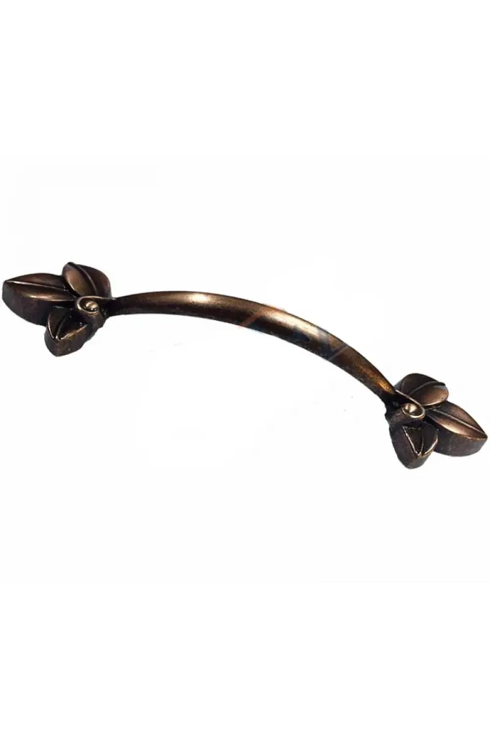 ieg™ Dekoratif Zamak Yaprak Kulp - 96mm, Eskitme, 1 Adet