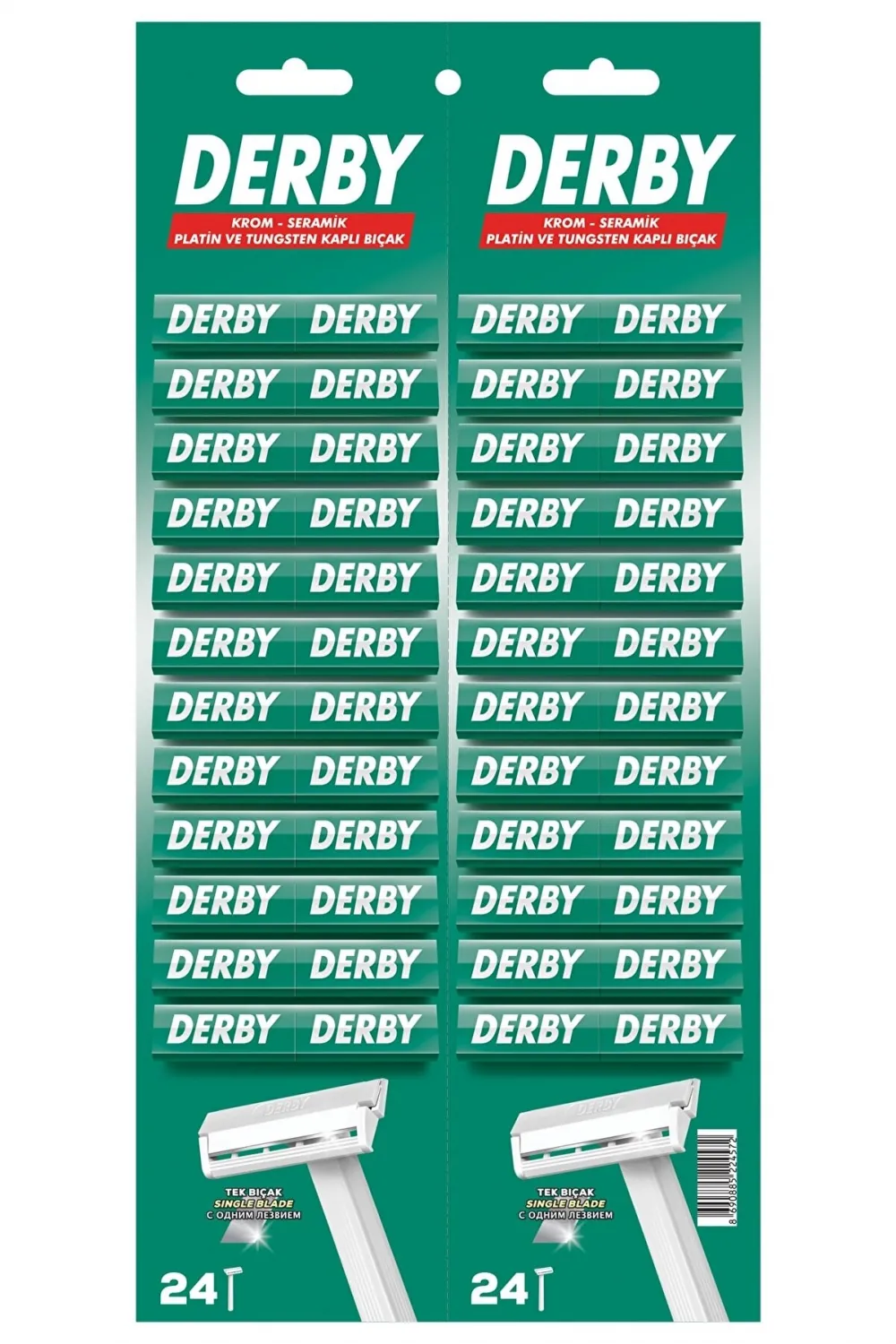 ieg™ Derby Tek Bıçak Kartela 48li