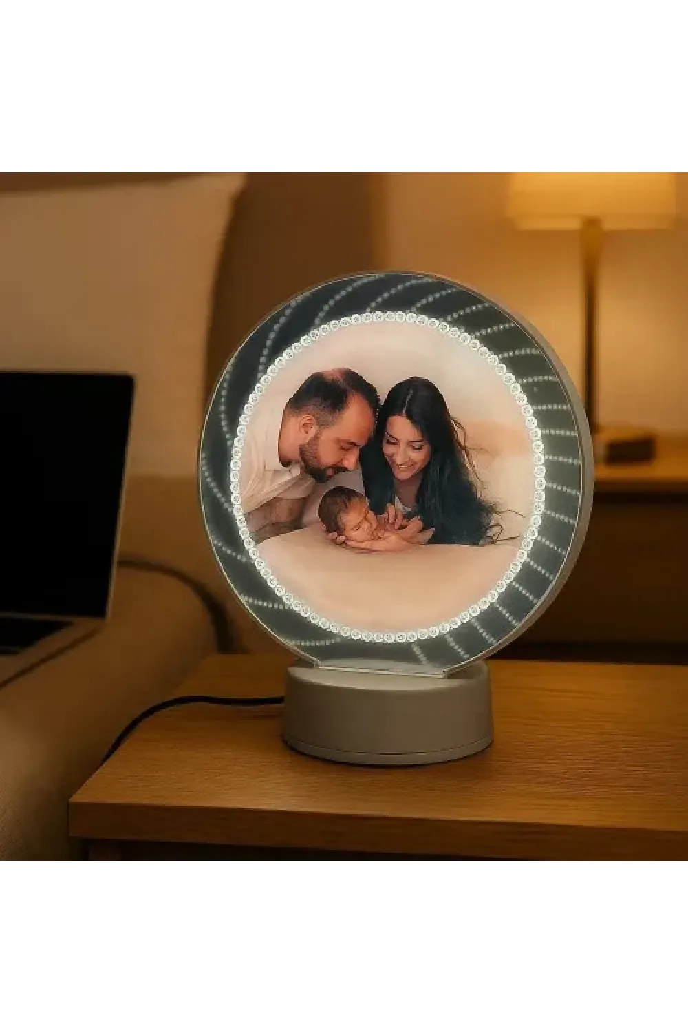 Derinlik Gösteren Yuvarlak Sihirli Ayna