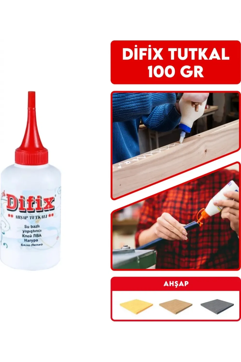 ieg™ Difix Su Bazlı Ahşap Tutkalı