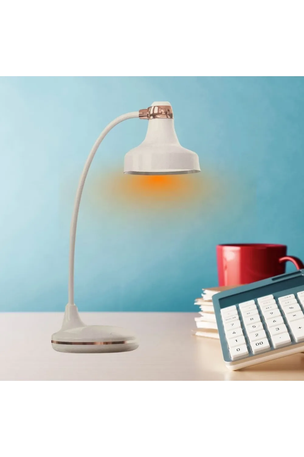 Dokunmatik 3 Farklı LED Işıklı Çalışma Masası Üstü Lamba