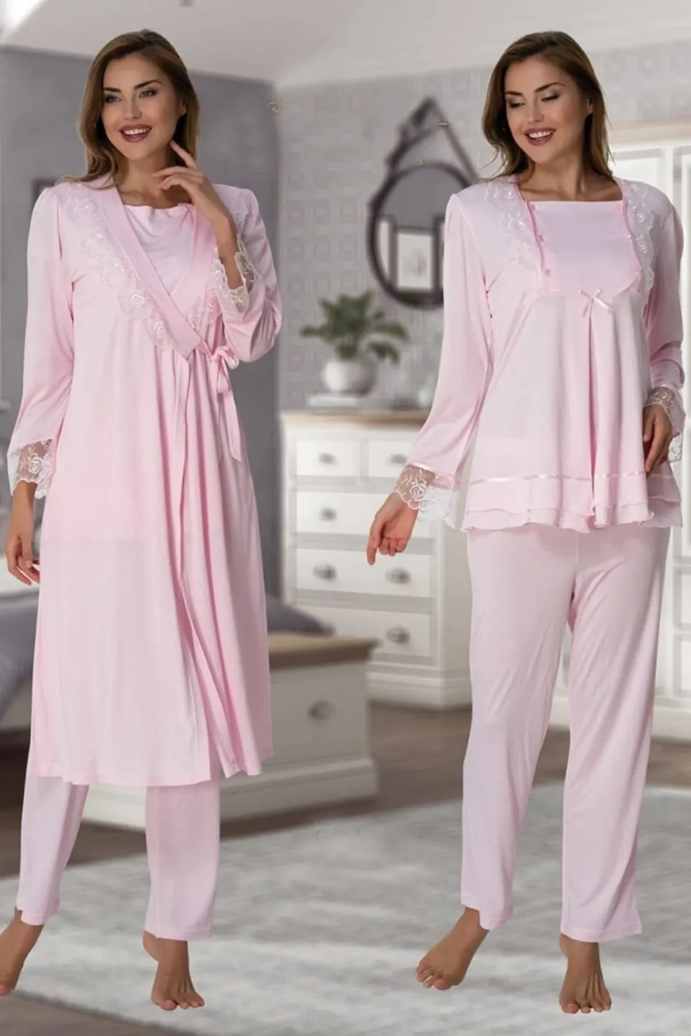 ieg™ Effortt 2018  Sabahlıklı Lohusa Pijama Takımı