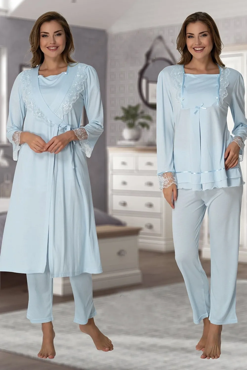 ieg™ Effortt 2018  Sabahlıklı Lohusa Pijama Takımı