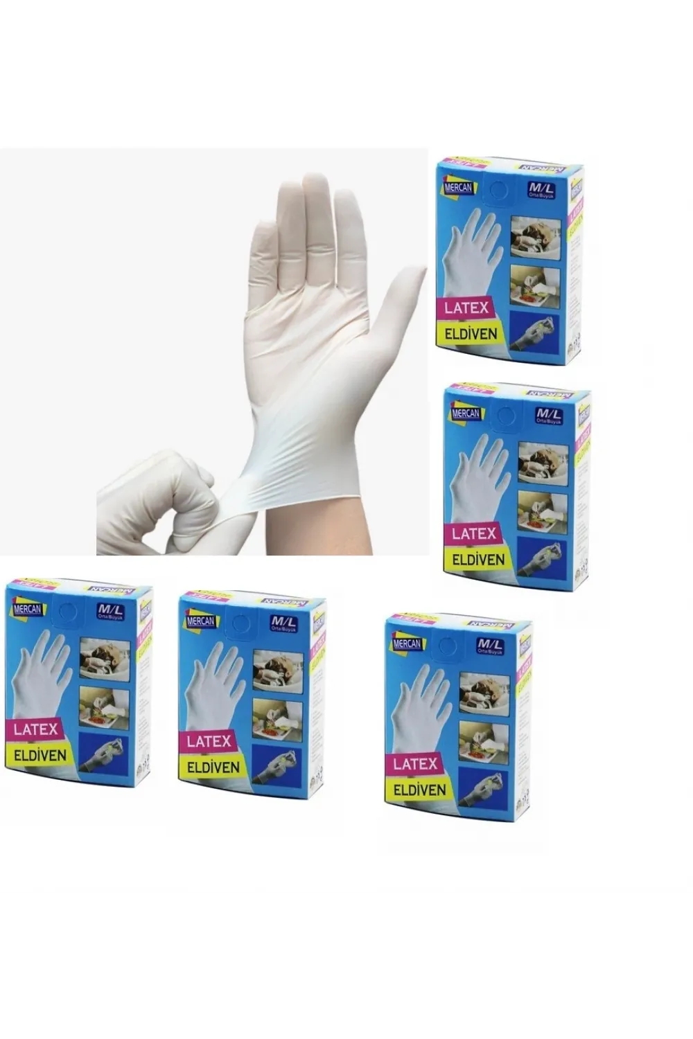 ieg™ Eldiven Latex Eldiven Muayene Eldiveni S/m 30 Adet