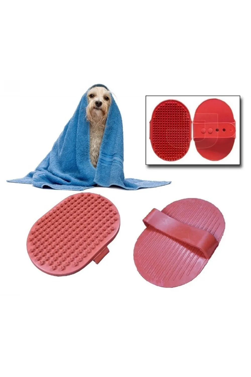 Ergonomik Masajlı Evcil Hayvan Kedi Köpek Yıkama Fırçası Aparatı