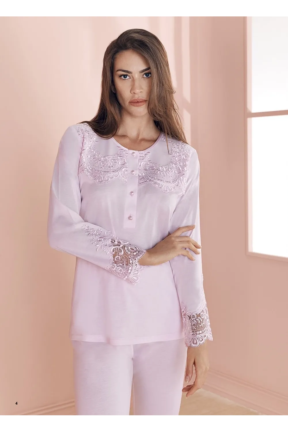 ieg™ Espuar 757 Penye 3lü Sabahlık Pijama Takımı