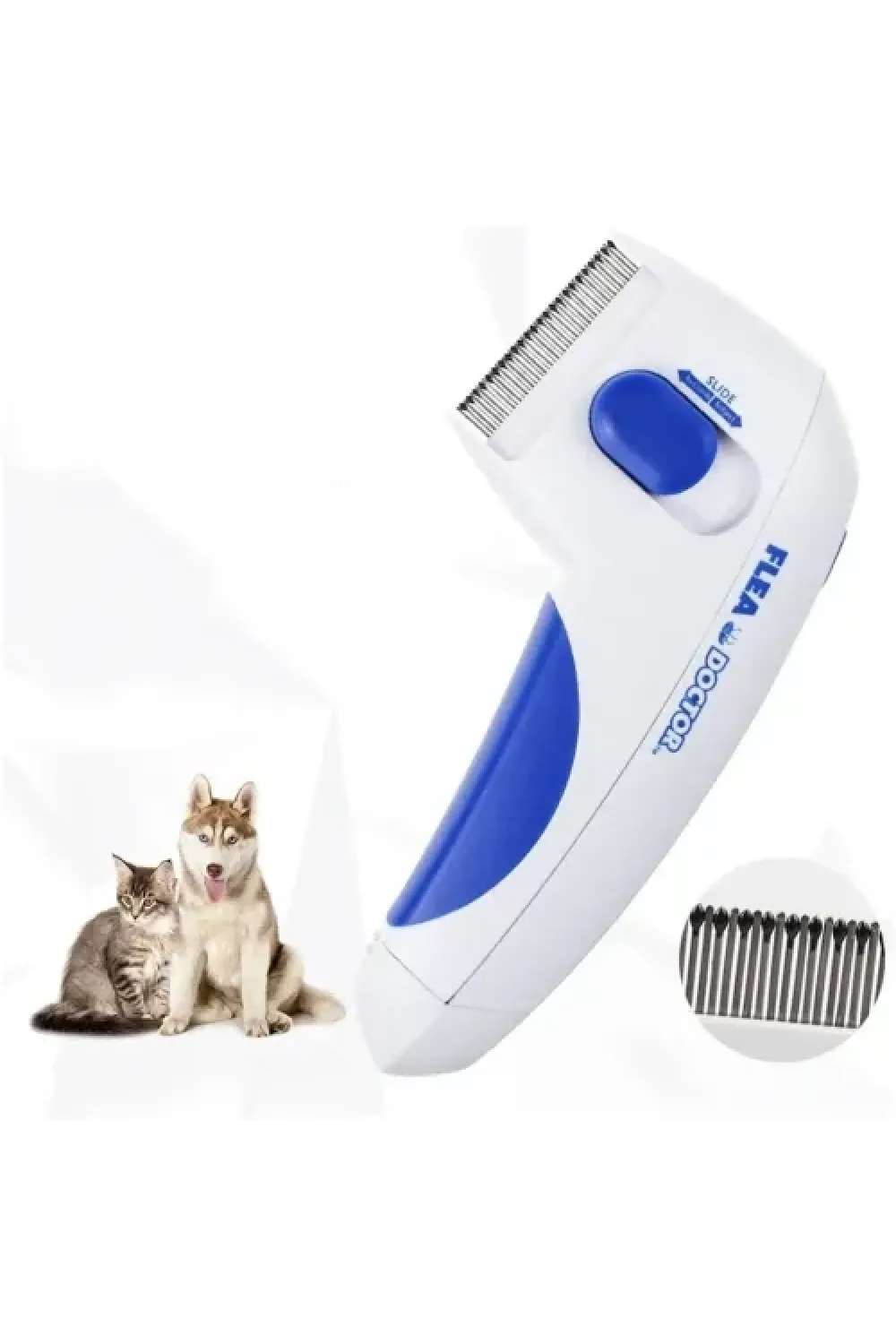 Flea Doctor Kedi ve Köpekler İçin Pilli Pire Tarağı