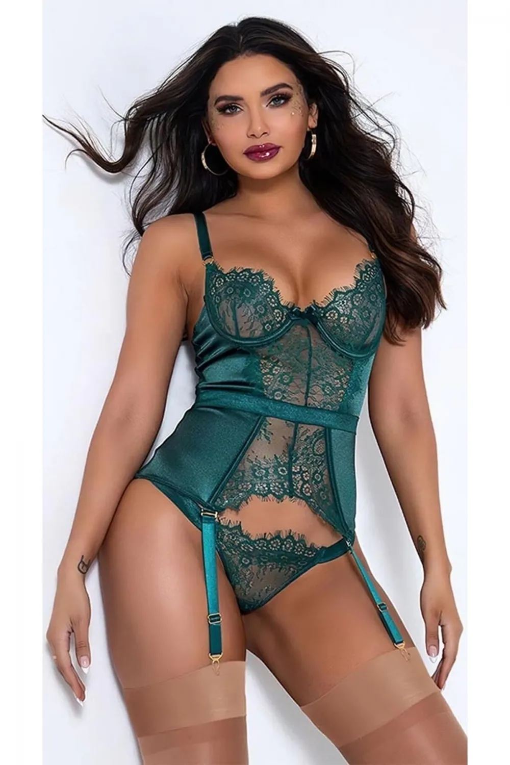 ieg™ For Dreams 8350 Fantezi Bustiyer Jartiyer Takımı