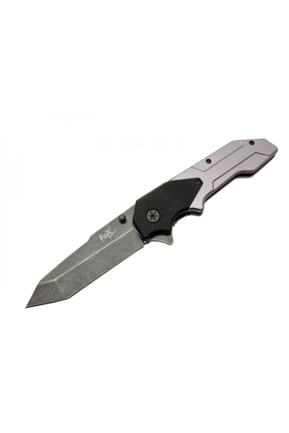 ieg™ Fox A9 Gri Tanto Kamp Çakı 21cm- Yarı Otomatik, Kemerlikli