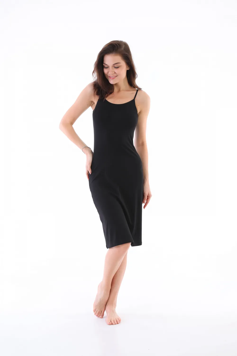 ieg™ Freshness 3165  Kadın Modal Askılı Jüpon Kombinezon